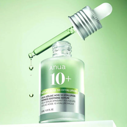 ANUA Azelaic Acid 10% + Hyaluron Redness Soothing Serum