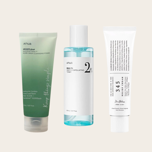 Combo  Clear Skin Set - Para Textura, Poros y Granitos